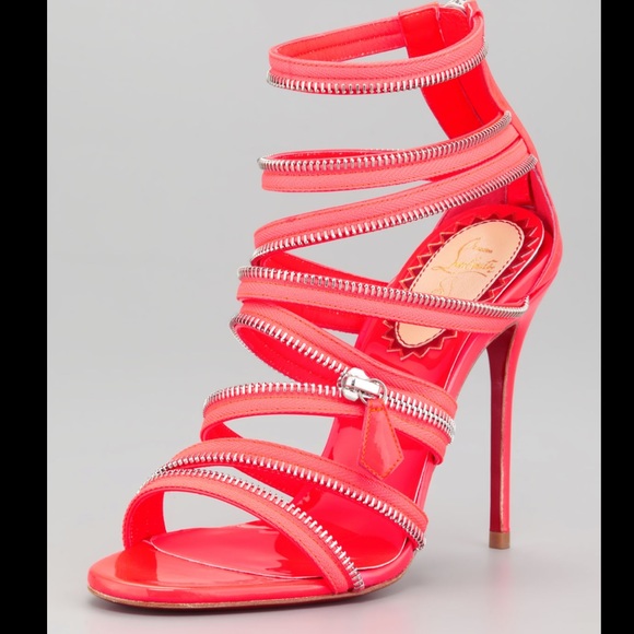 christian louboutin zipper heel